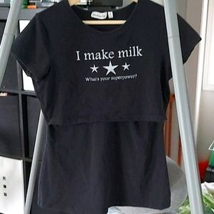 Momzelle Nursing T-shirt Size LG